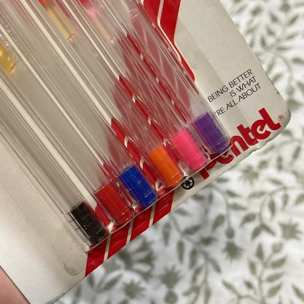 Pentel Hybrid-2 Dual Pen Metal‎ Tip Ball Point pen Fine Line Japan K105bp 07330